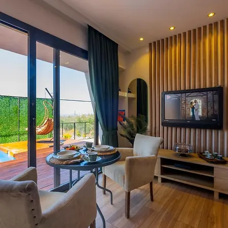 2 Kisilik Ozel Havuzlu Luks Balayi Villasi, Mugla - Awz217 Villa