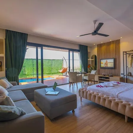 Вилла 2 Kisilik Ozel Havuzlu Luks Balayi Villasi, Mugla - Awz217 Фетхие